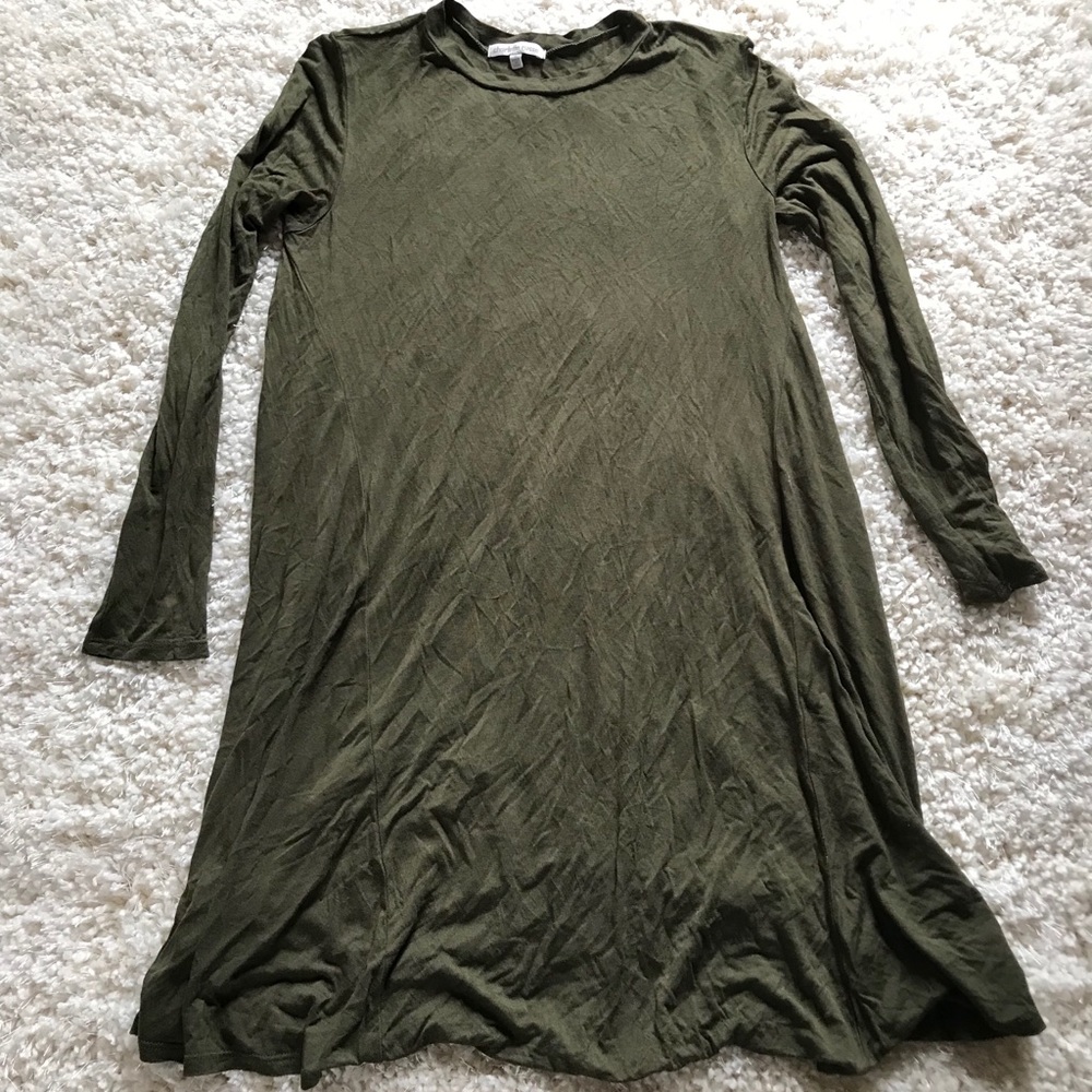 Olive green dress